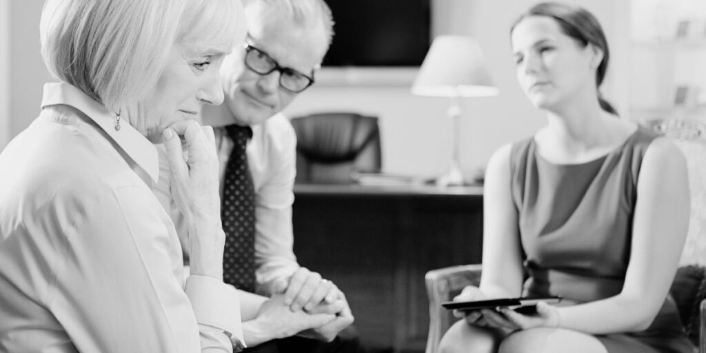 Family gathered for an estate planning conversation